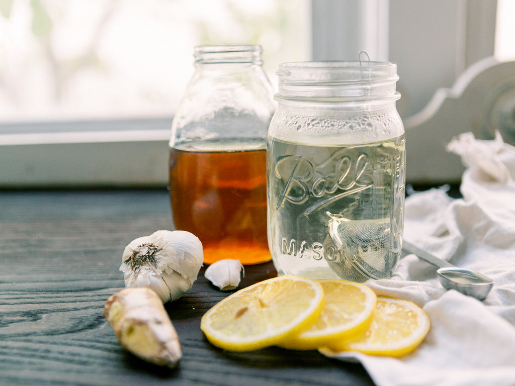 Best Immunity and Detox Tea with lemon and giger and garlic
