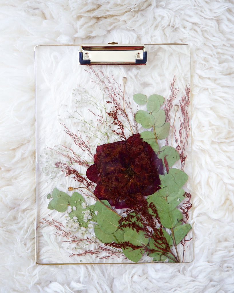 Red Rose Clipboard