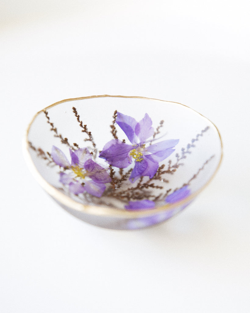 Lavender Jewelry Dish